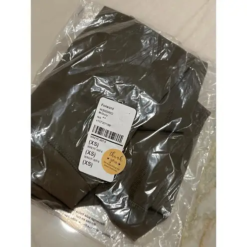 WARDROBE.NYC Bike Shorts in Military Green XSmall New Womens Tights Leggings Size XS