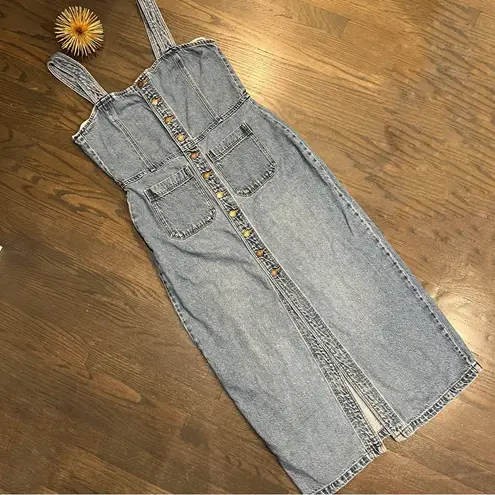 Rolla's Women’s Sailor Jean Midi Dress Azure Size 14 / XL Blue