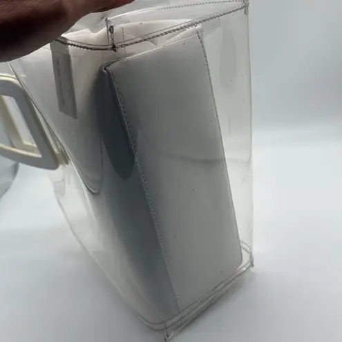 Staud Shirley Bag in Clear/White White