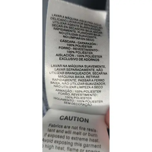 Columbia Women's Puffer Vest Full Zip Up Sleeveless Jacket Medium Gray