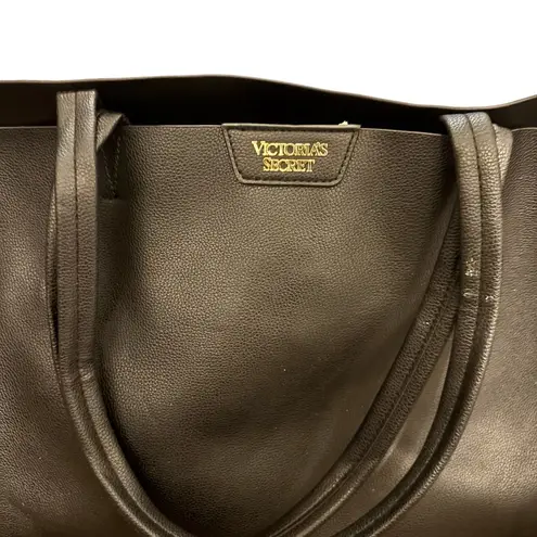 Victoria's Secret Victoria secret faux leather large tote with fringe