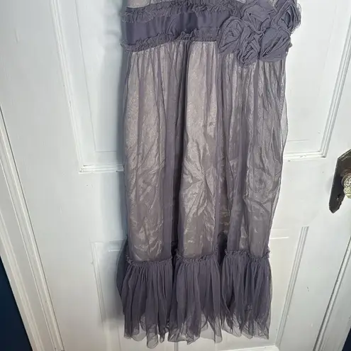 Moulinette Soeurs Anthropologie Spirited Away Tulle Pocket Dress W1395 Sz 0