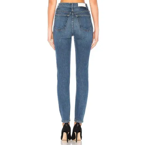 RE/DONE Originals Ultra High Rise Mid 70s Blue Womens Size 25