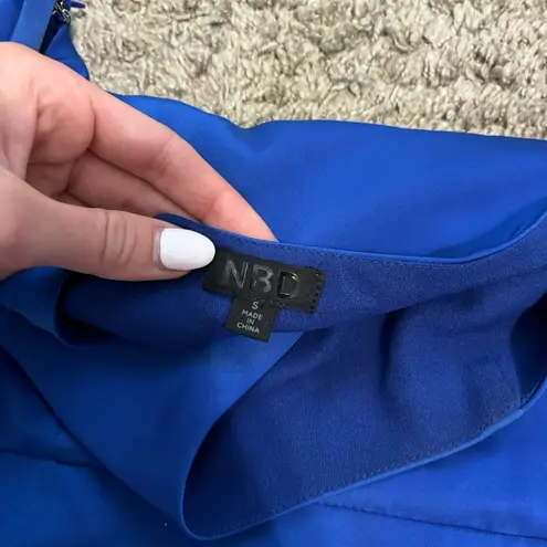Revolve  NBD Mini Dress in Bright Cobalt - Image 4
