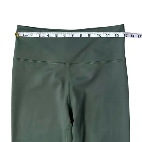 ZYIA Active Forest Foliage Light n Tight High Rise Leggings Olive Green Sz 6