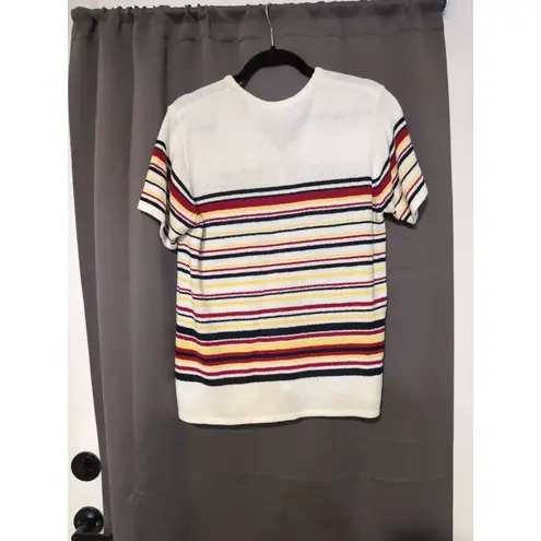 Bobbie Brooks Striped Knit V