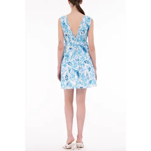 Banjanan Victoria Dress Toile Capri Dress Size Small Blue