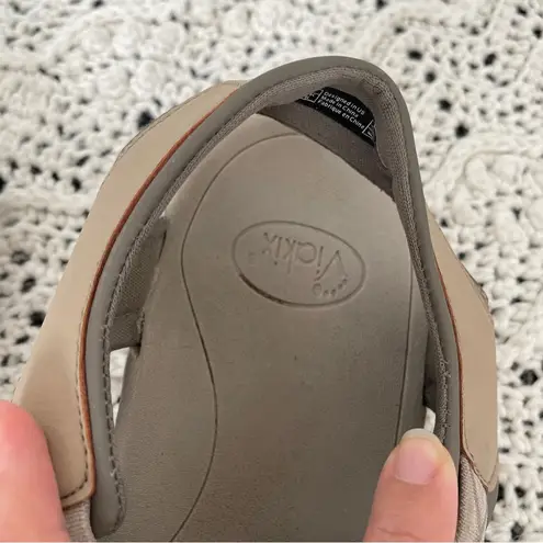 Viakix Strappy Sports Hiking Sandals Diamond Performance Beige (Size 10) Tan