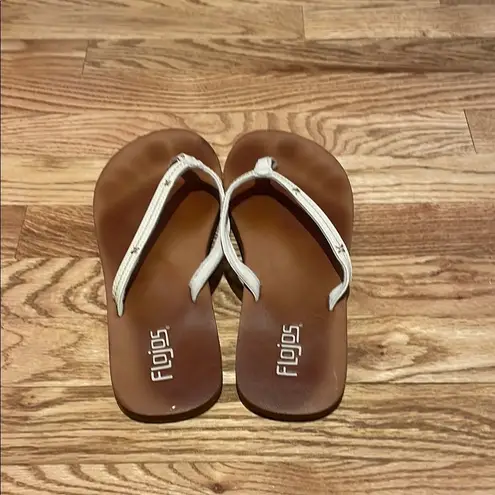 Flojos Tan Sandals Classic Comfort Size 9