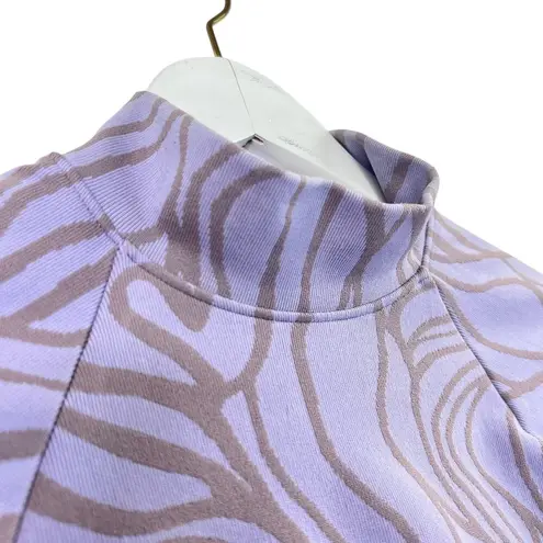 Fabletics Courtney Top Frosted Lilac Size S Long Sleeve Cropped Pullover Yoga Purple