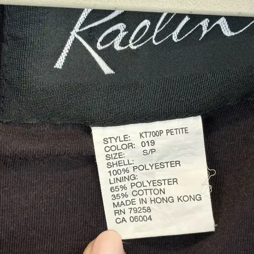 Vintage Kaelin Black Cloth Bomber Jacket