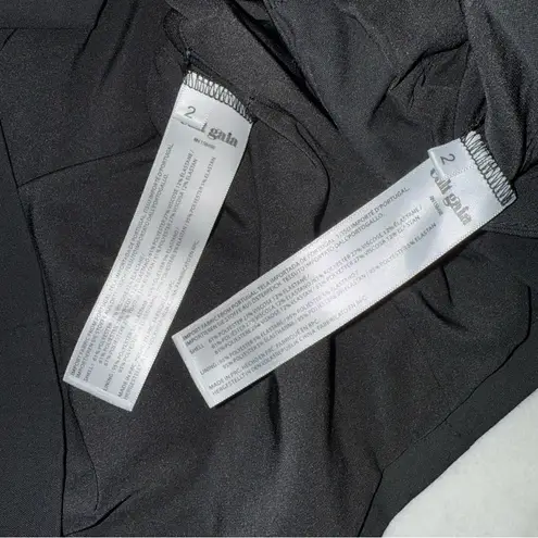 Cult Gaia Valia Crop Off the Shoulder Top & Essie Mini Skirt Set in Black