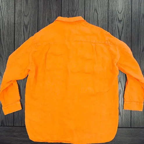 Stillwater | The Linen Voile Favorite Shirt in Orange