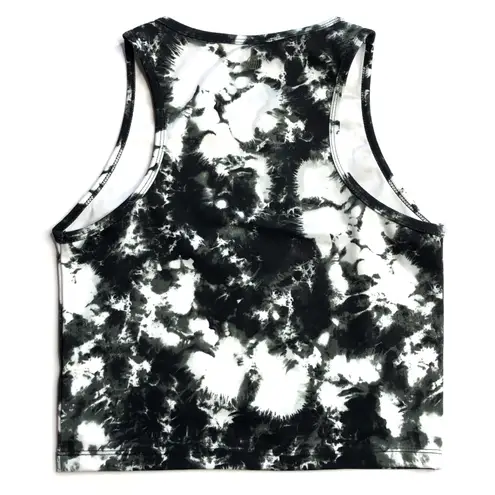 Balance Collection Mia Crop Tank Black Cosmic Tie Dye