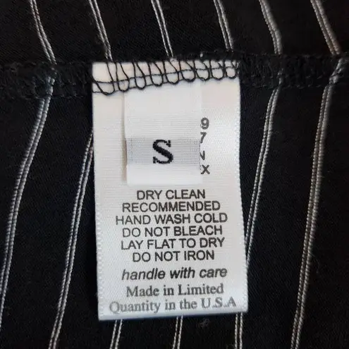 Michael Lauren Black Stripe Sleeveless Shift Dress Size Small NWT T-Shirt Dress