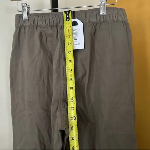 Rowan Joyce Pants Wide Leg Double Gauze 100% Cotton Sparrow NWT $215 Size S Tan