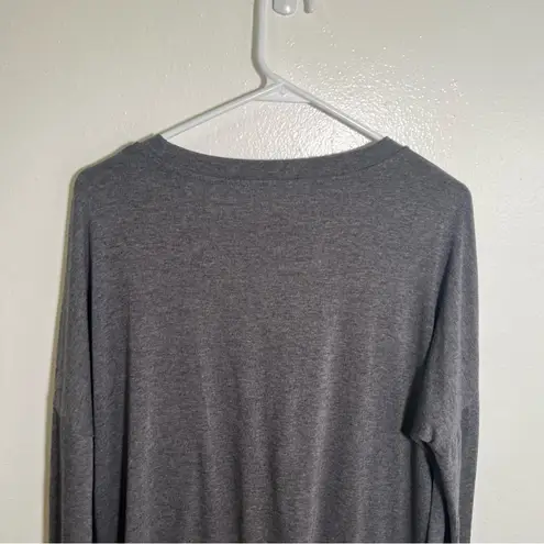 Crewneck Sweatshirt Gray Orange Rainbow Good Vibes M Size M