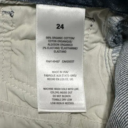 FAVORITE DAUGHTER Sz 24 Medium Wash Denim High Rise Straight Jeans Casual Pants Blue