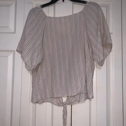 Marshalls Short sleeved button up blouse