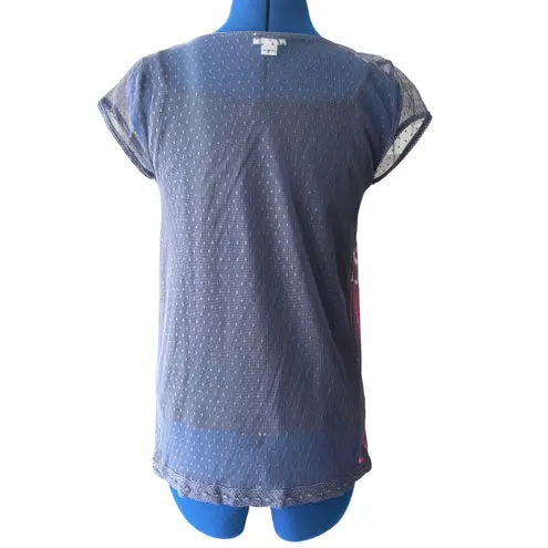 Sundance Sheer Lace Top over Camisole Size S Romantic Coquette Twee Feminine