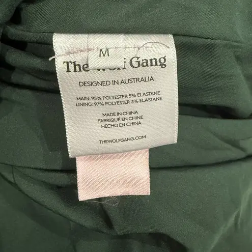 The Wolf Gang Brillo Sequin Dress in Green, Size M Green Size M