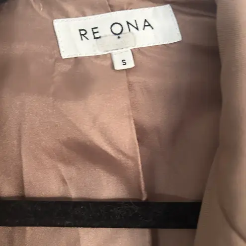 Re Ona Joey Oversized Blazer Tan