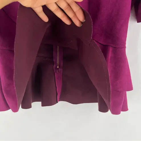 CQ by CQ Elegant Purple Faux Suede Mock V