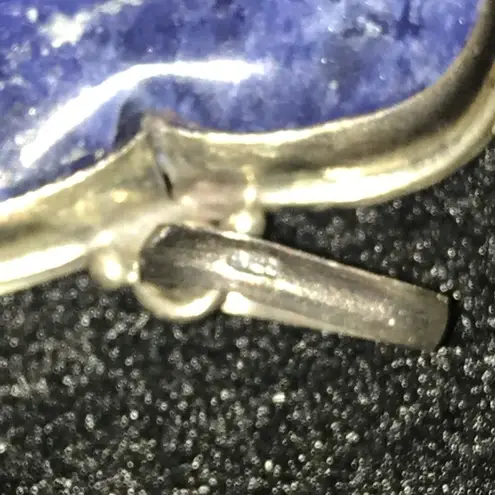 Blue & 925 silver heart charm Valentine's Day love