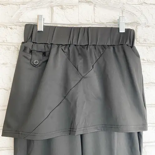 Miss Look Black Skirted Tennis Leggings Medium