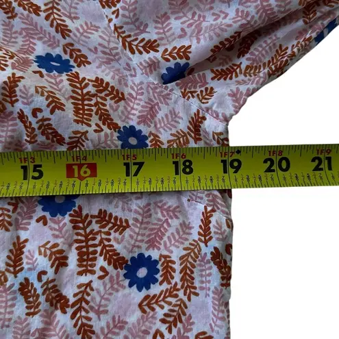 Talbots  Multicolor Floral Blouse Women Basic Top Petite Size Medium | 6-19