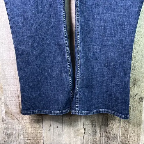 Riders By Lee Riders Lee 24W Petite Mid Rise Bootcut Blue Denim Jeans w/5 Pockets