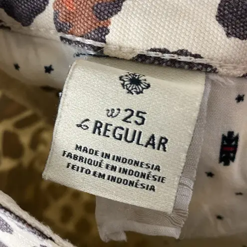 Scotch & Soda animal print low rise jeans