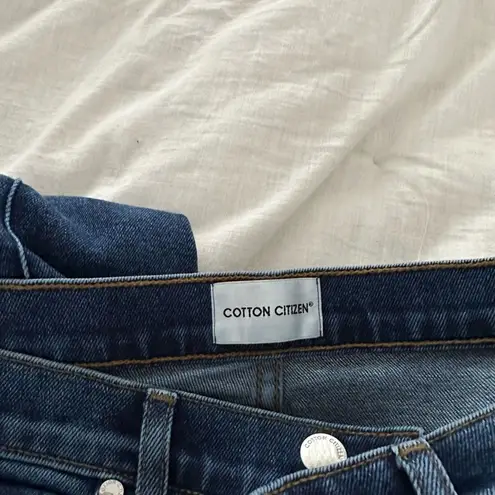 Cotton Citizen Women’s 27 Button Fly Raw Hem Jeans