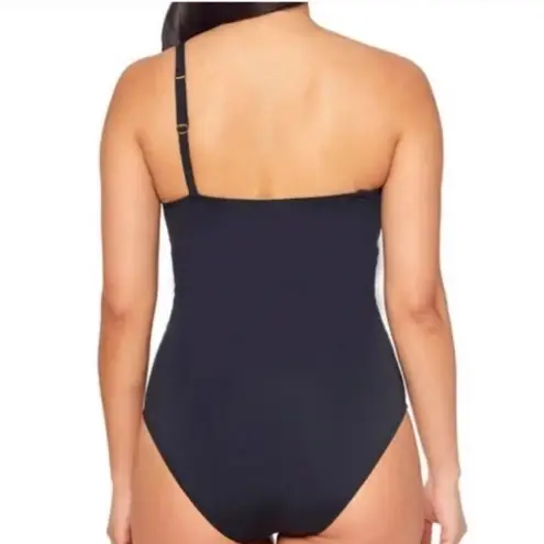 Bleu Rod Beattie One Shoulder Swimsuit - Behind the Seams Black 14 - Image 3