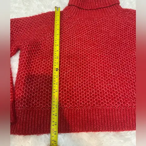 Zenana Outfitters red chunky red turtleneck sweater womans size XL