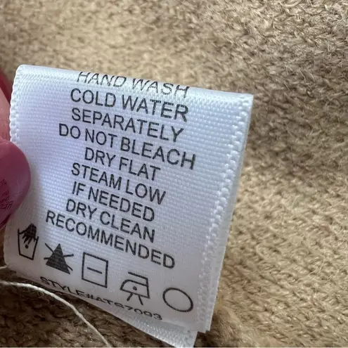 Allie Rose NWT Camel Collared Coatigan Sweater Cardigan Jacket Size Medium - Image 12