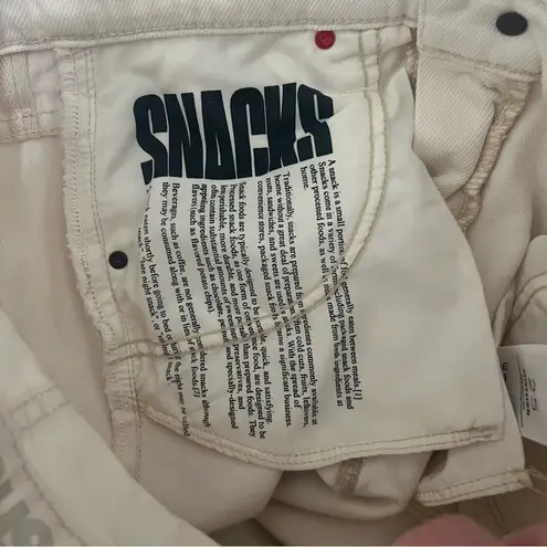 MOTHER Denim NEW NWT MOTHER SNACKS! The Fun Dip Cargo Skirt Maxi Skirt In Natural