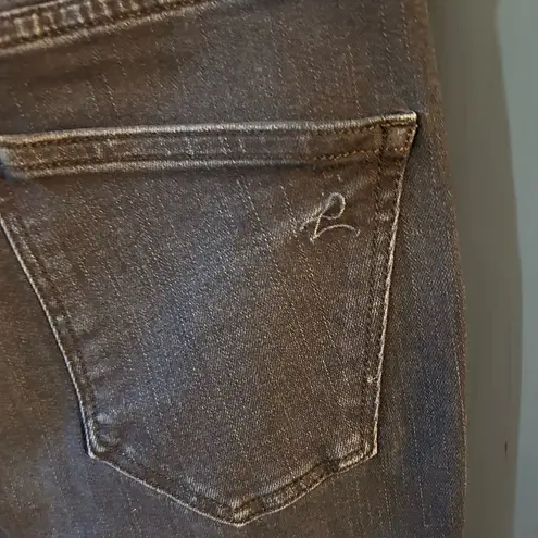 DL1961 Farrow Ankle Jeans Womens 26 Black High Rise Instasculpt Skinny Stretch