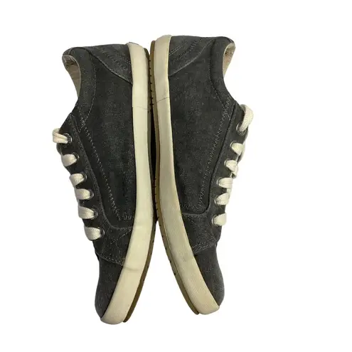 Taos Shoes Women's Canvas Sneaker Size 6.5 Star Charcoal Lace Up Casual Comfy Gray