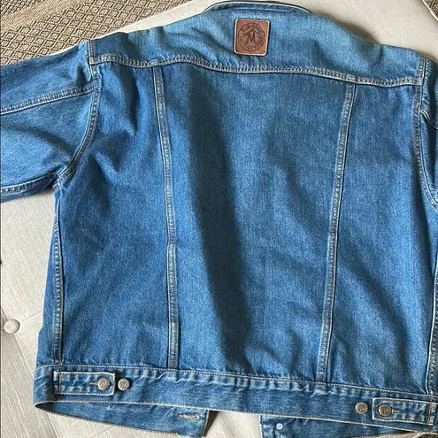 Marlboro RARE Vintage 90s Trucker Jean Jacket
