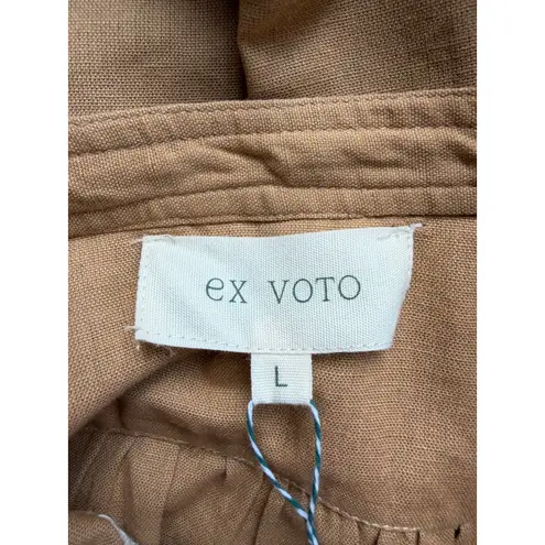 Ex Voto Ivy Caftan Doe Color Ivory Embroidery Off