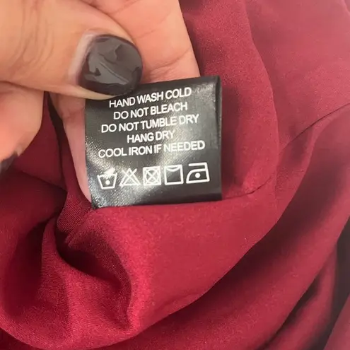 House of Harlow 1960 x REVOLVE Tori Skirt Berry Red Corduroy Women's sz. XS