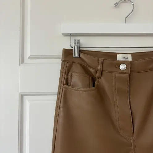 Wilfred  Aritzia MELINA PANTS Constant Camel Vegan Leather