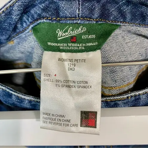 Woolrich Women’s Casual Medium Wash Denim Jeans Medium Blue Size 4 Petite EUC