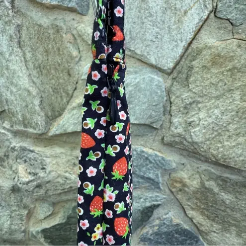 Bathsheba Batsheva Strawberry & Ditsy Floral Print Midi Skirt