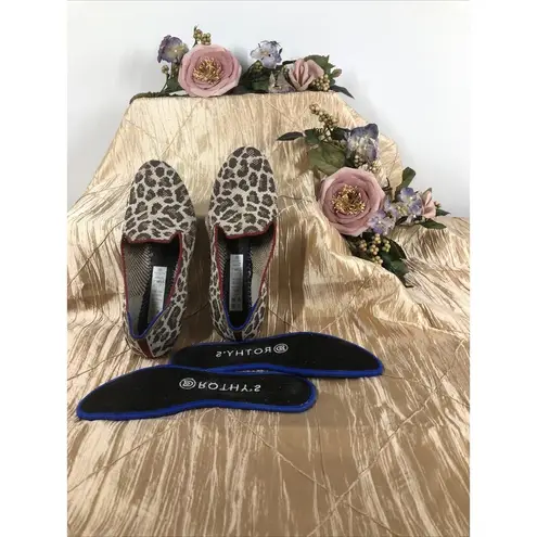 Rothy's Rothy’s The Point Size 5.5 Retired Leopard Print Animal Pointed Flats Shoes