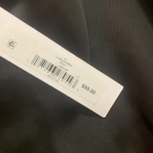 Steve Madden Black  NWT midi dress with asymmetrical hemline and spaghetti straps wedding guest dress/ semi formal dress/ black tie dress - Image 5