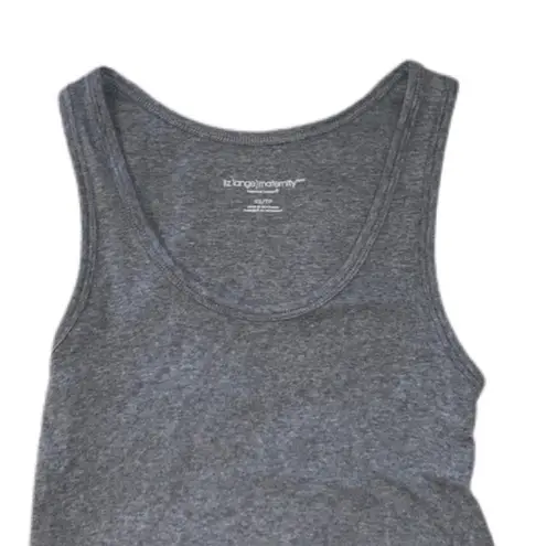 Liz Lange Maternity Grey Tank Top XS (fits regular too) “Muscle Shirt” Must Have