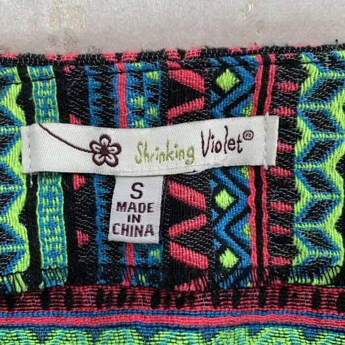 Shrinking Violet Sz Small Womens Colorful Skirt