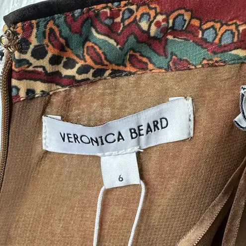 Veronica Beard NWT Leda Dress in Size 6 Red Multi